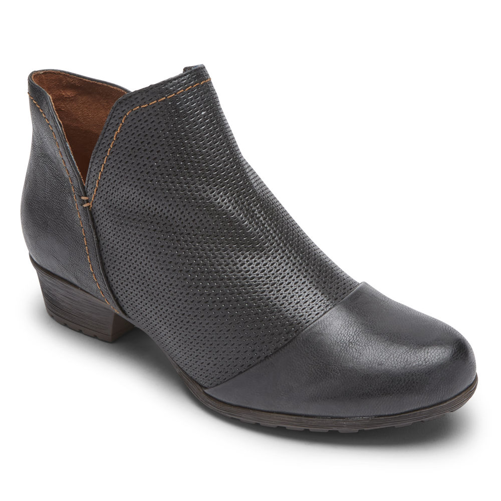 Rockport Støvler Dame Svart - Cobb Hill Gratasha V-Cut - VGKN73015